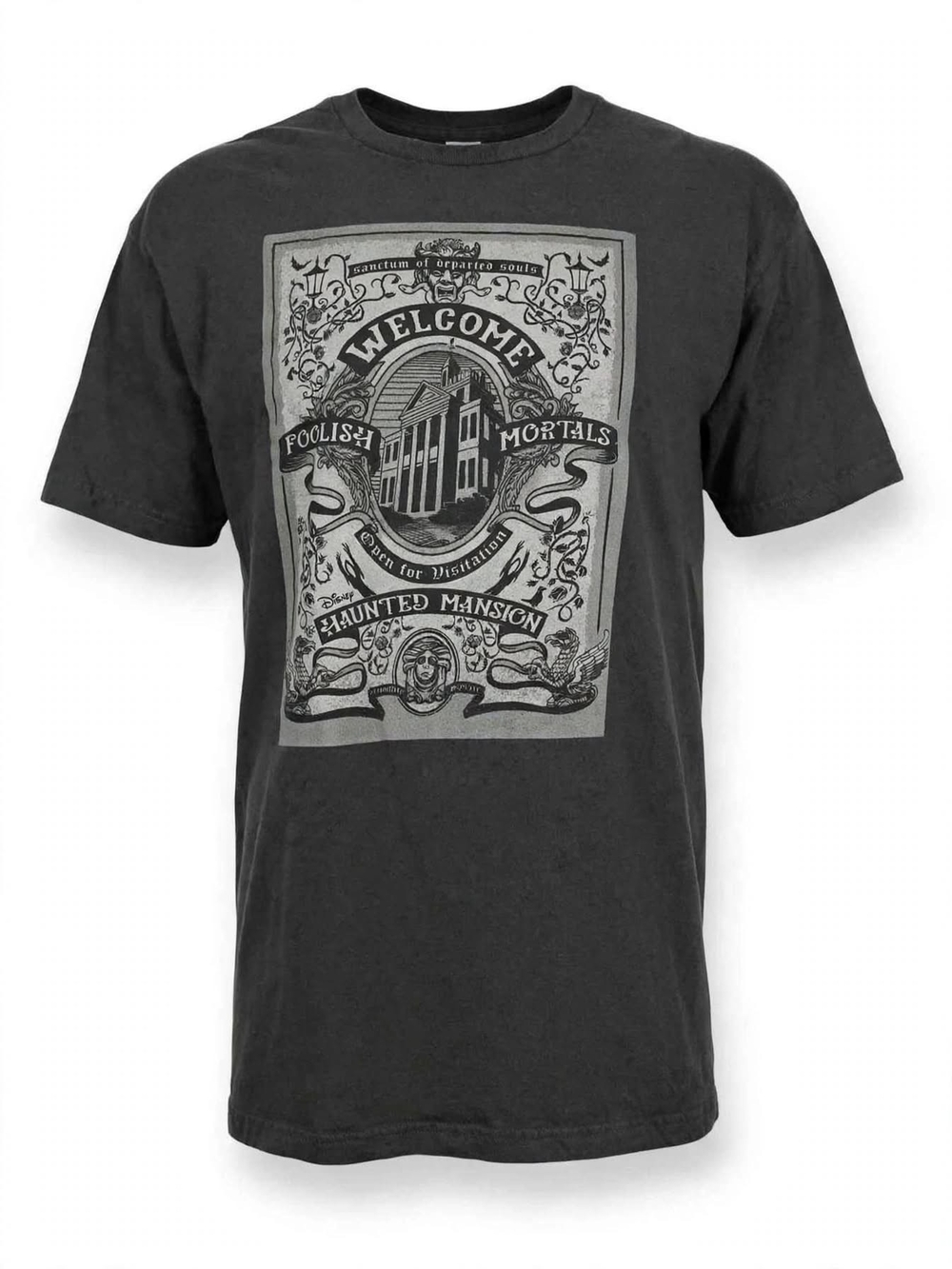 Next Level Apparel Black Graphic 'Haunted Mansion' Tee